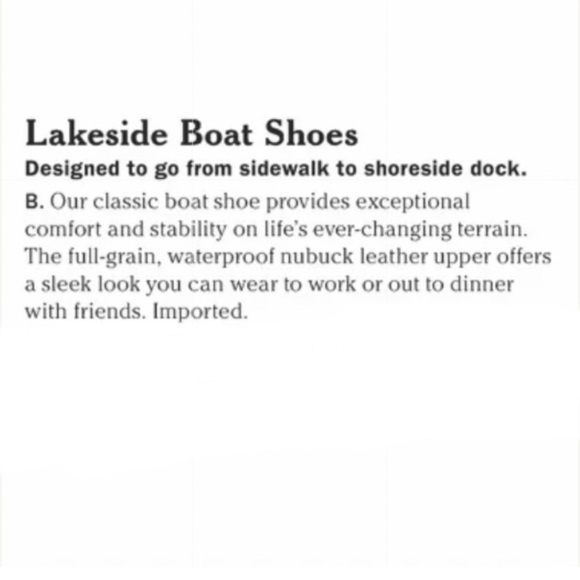 LL Bean Lakeside Boat Shoes - Picture 11 of 12